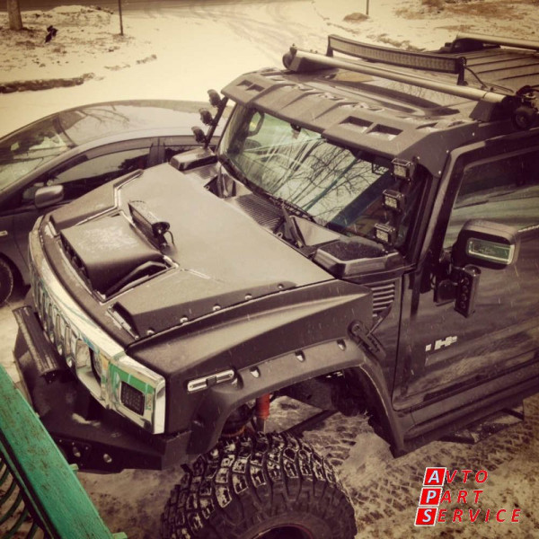 Козырек лобового стекла для Hummer H2